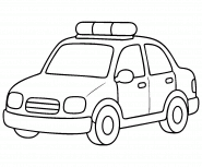 Police Car Ready for a Mission - Online Coloring Police Car Ready for a Mission - Online Coloring
