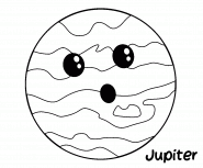 Jupiter, the Giant of the Solar System - Online Coloring Jupiter, the Giant of the Solar System - Online Coloring