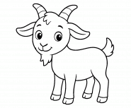 An Adorable Little Goat - Online Coloring An Adorable Little Goat - Online Coloring