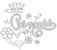 Princess - coloring page n° 184