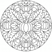 Autumn Mandala - Online Coloring Autumn Mandala - Online Coloring