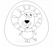Lion - coloring page n° 187