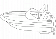 Deck boat - coloring page n° 217