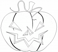 Free Pumpkin Coloring Page - coloring page n° 221