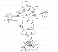 Scarecrow - coloring page n° 226