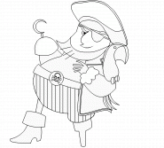 Pirate - coloring page n° 227