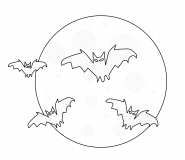 Flying Foxes - coloring page n° 234