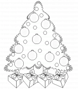 Christmas tree - coloring page n° 242