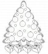 Christmas Tree - coloring page n° 242