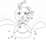 The Princess and the frog - coloring page n° 249