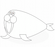 Walrus - coloring page n° 276