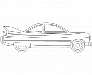  1959 Pink Cadillac - coloring page n° 285