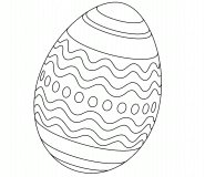 Easter egg - coloring page n° 286