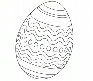 Easter Egg - coloring page n° 286