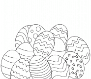 Easter Eggs - coloring page n° 289