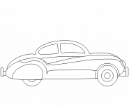 Classic Car - coloring page n° 294