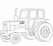Tractor - coloring page n° 374