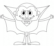 Dracula - coloring page n° 390