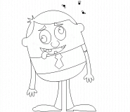 Zombie - coloring page n° 391