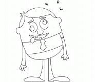 Zombie - coloring page n° 391