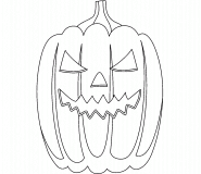 Spooky Halloween Pumpkin - coloring page n° 393