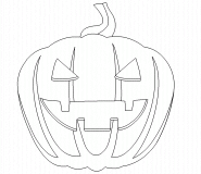 Halloween Pumpkin To Color - coloring page n° 399