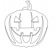 Halloween Pumpkin To Color - coloring page n° 399