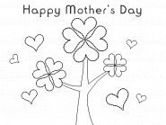 Happy Mother's Day 2024 - coloring page n° 4