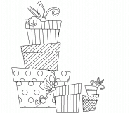 Christmas Presents - coloring page n° 418