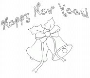 Happy New Year! - coloring page n° 425