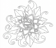 Floral Mandala - coloring page n° 427