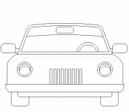 A small retor car - coloring page n° 442