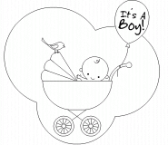 It's a boy! - coloring page n° 470