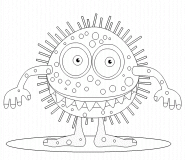 Influenza virus - coloring page n° 472