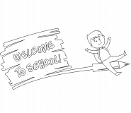 Welcome to school! - coloring page n° 476