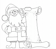 Santa's Wish List - coloring page n° 478