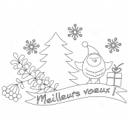 Best wishes and Happy new year! - coloring page n° 484