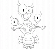 Funny bug - coloring page n° 499