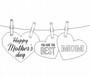 Happy Mother's Day! You are the BEST MOM! - coloring page n° 529