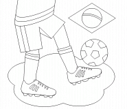 Brazil Soccer - coloring page n° 536
