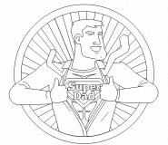 Super Dad! - coloring page n° 545