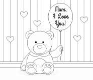 Mom, I Love You! - coloring page n° 557