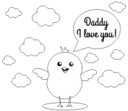 Daddy, I Love You!! - coloring page n° 565