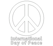 International Day of Peace (21st September) - coloring page n° 587