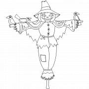 Halloween Scarecrow - coloring page n° 59