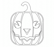 Jack-O-Lantern Emoji - coloring page n° 602