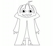 Jack O'Lantern (Character) - coloring page n° 605