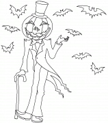 Jack Pumpkinhead - coloring page n° 61