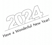 Have a Wonderful New Year 2024!!! - coloring page n° 631