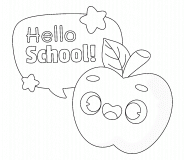Hello School! - coloring page n° 657
